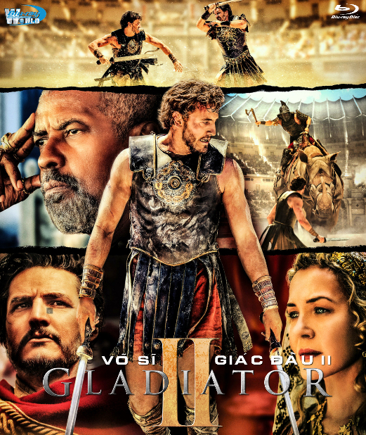 B6343.Gladiator II 2024  VÕ SĨ GIÁC ĐẤU 2  2D25G  (DTS-HD MA 7.1)